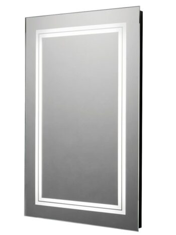 36x24 Inches Rectangular Modern LED Light Mirror with White Lights – Premium Quality by LIGHTMIRROR.IN