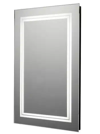 36x24 Inches Rectangular Modern LED Light Mirror with White Lights – Premium Quality by LIGHTMIRROR.IN