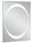 Elegant 24x36 Inch LED Mirror – Vertical Wall Mirror with White Frame