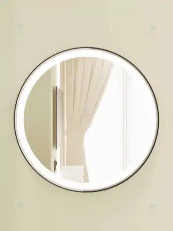 Custom light round mirrors