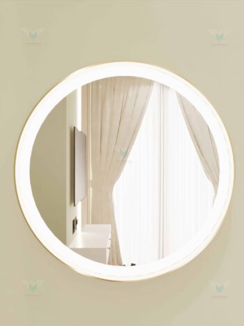 BrassMatt LED Mirror | Philips LED | Lightmirror.in
