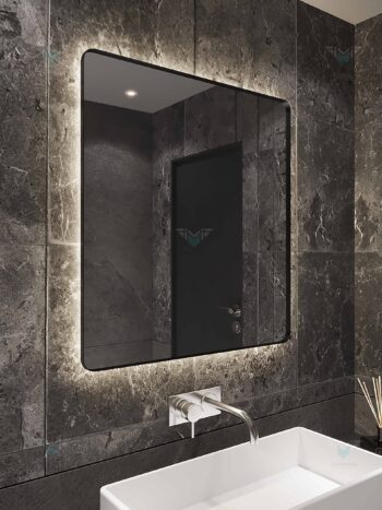 BlackWarm 30 LED Mirror | Philips LED | Lightmirror.in