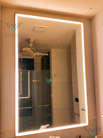 OakGlow Warm LED Mirror | 240 LED Strip | Lightmirror.in