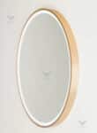 Golden frame Round LED Mirrors with Premium Finish for Elevated Style.