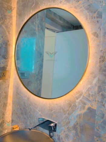 PremiumGlow Warm LED Mirror | Osram/Syska/Philips LED | Lightmirror.in