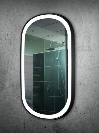 black frame oblong outer frosted design