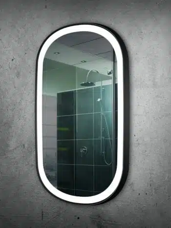 black frame oblong outer frosted design