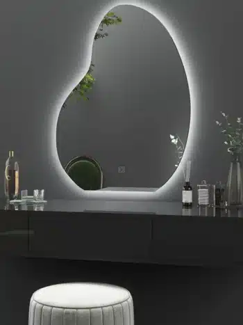 Starla Backlit Irregular 3-Color LED Mirror