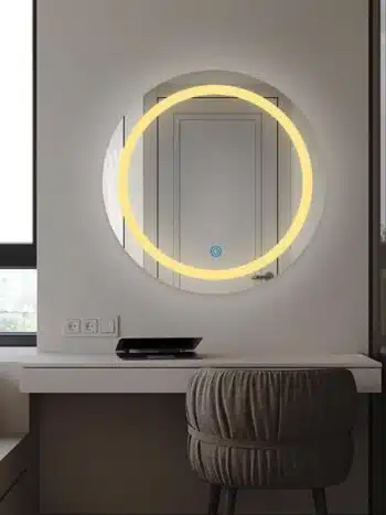 Sundiscbordertwin Ledmirror Warmlight Roundcopy 1.jpeg | LightMirror.in