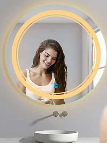 Sun Disc Duo Edged LED Bathroom Mirror