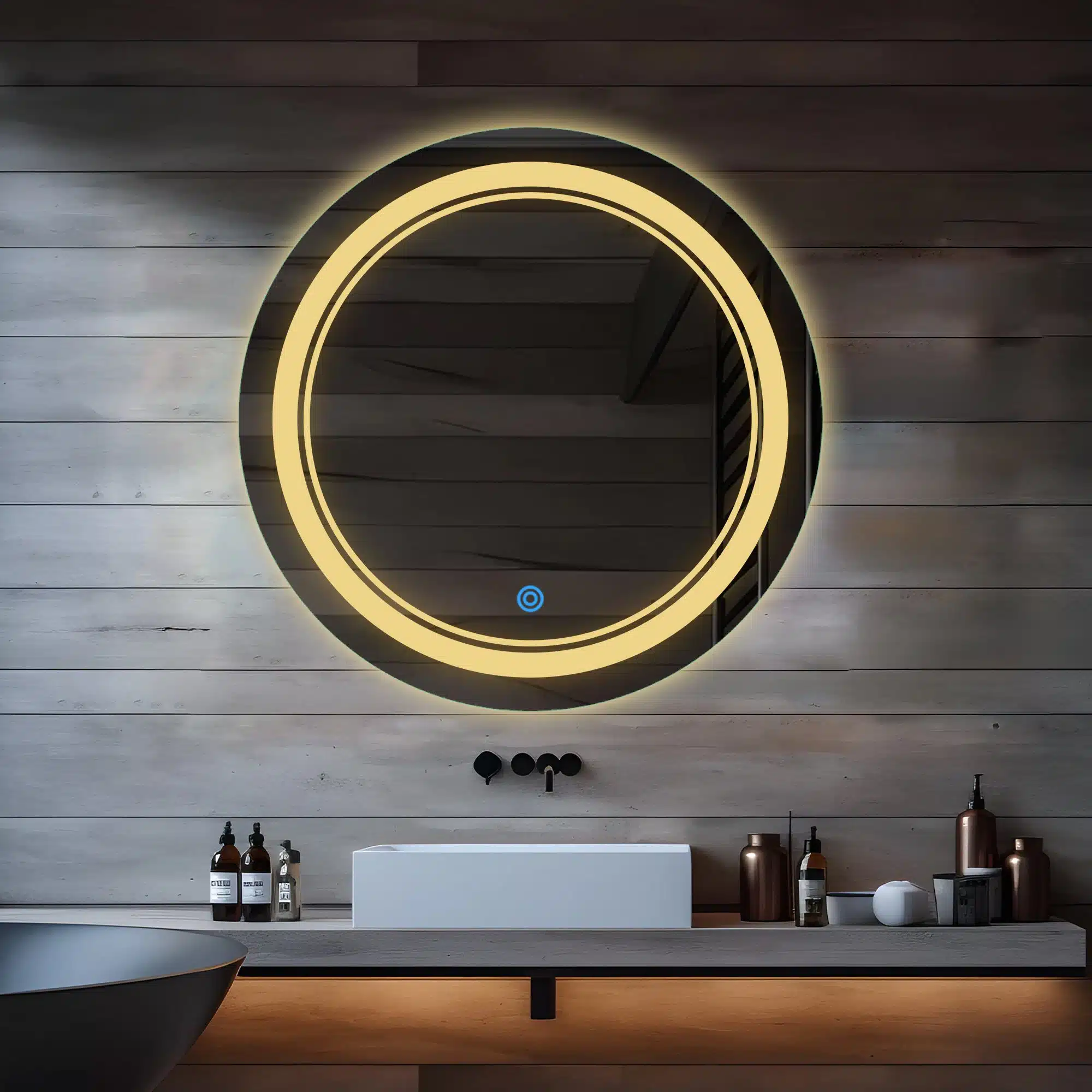 Sundiscduoedged Ledbathroommirror Warmwhitelight Round02 1.jpeg | LightMirror.in