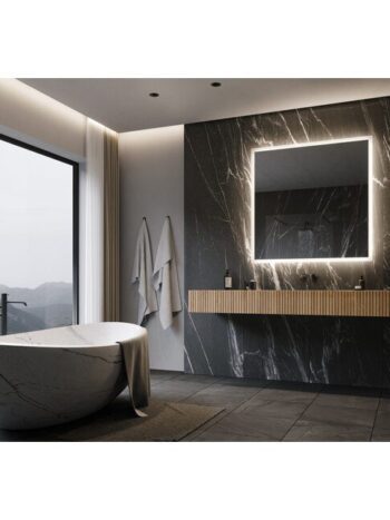 Taft Square LED Mirror | Dimmable Lighting - Bathroom Mirror | LightMirror.in