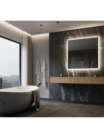 Taft Square LED Mirror | Dimmable Lighting - Bathroom Mirror | LightMirror.in