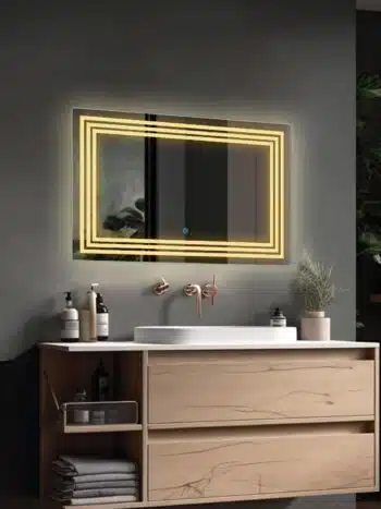Cozy Glow LED Mirror | Warm White (3000K)