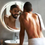 Premium Circular LED Bathroom Mirror with Glow Ring