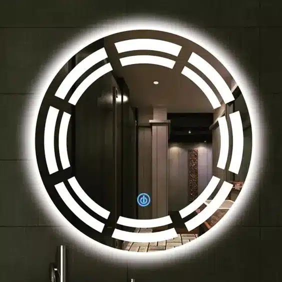 Zeba-Round-LED-mirror-1.webp Zeba Round LED Mirror - Dimmable Vanity Mirror