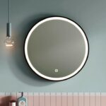 Golden frame Round LED Mirrors with Premium Finish for Elevated Style.