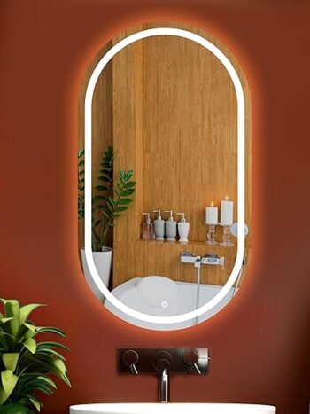 Oval LED Capsule Mirror