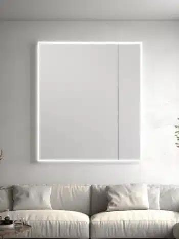Frameless Rectangle LED Bathroom Mirror - Uncategorized | LightMirror.in