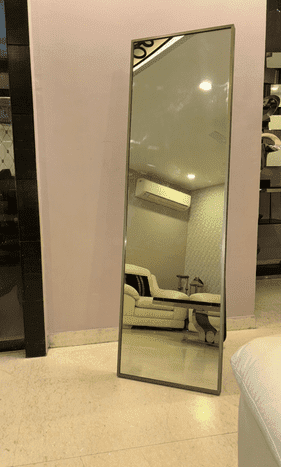 Rectangle Cheval Mirror | Aluminum Frame - Uncategorized | LightMirror.in