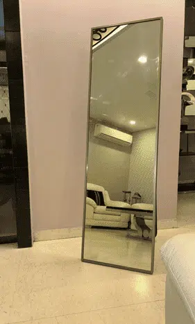 Rectangle Cheval Mirror | Aluminum Frame - Uncategorized | LightMirror.in