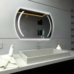 Stylish LED light mirrors offering perfect lighting for grooming and home decor.