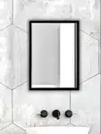 Modern Matte Metal Mirror - Black, Gold, Rose Gold Options