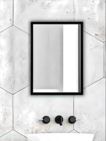 Modern Matte Metal Mirror - Black, Gold, Rose Gold Options