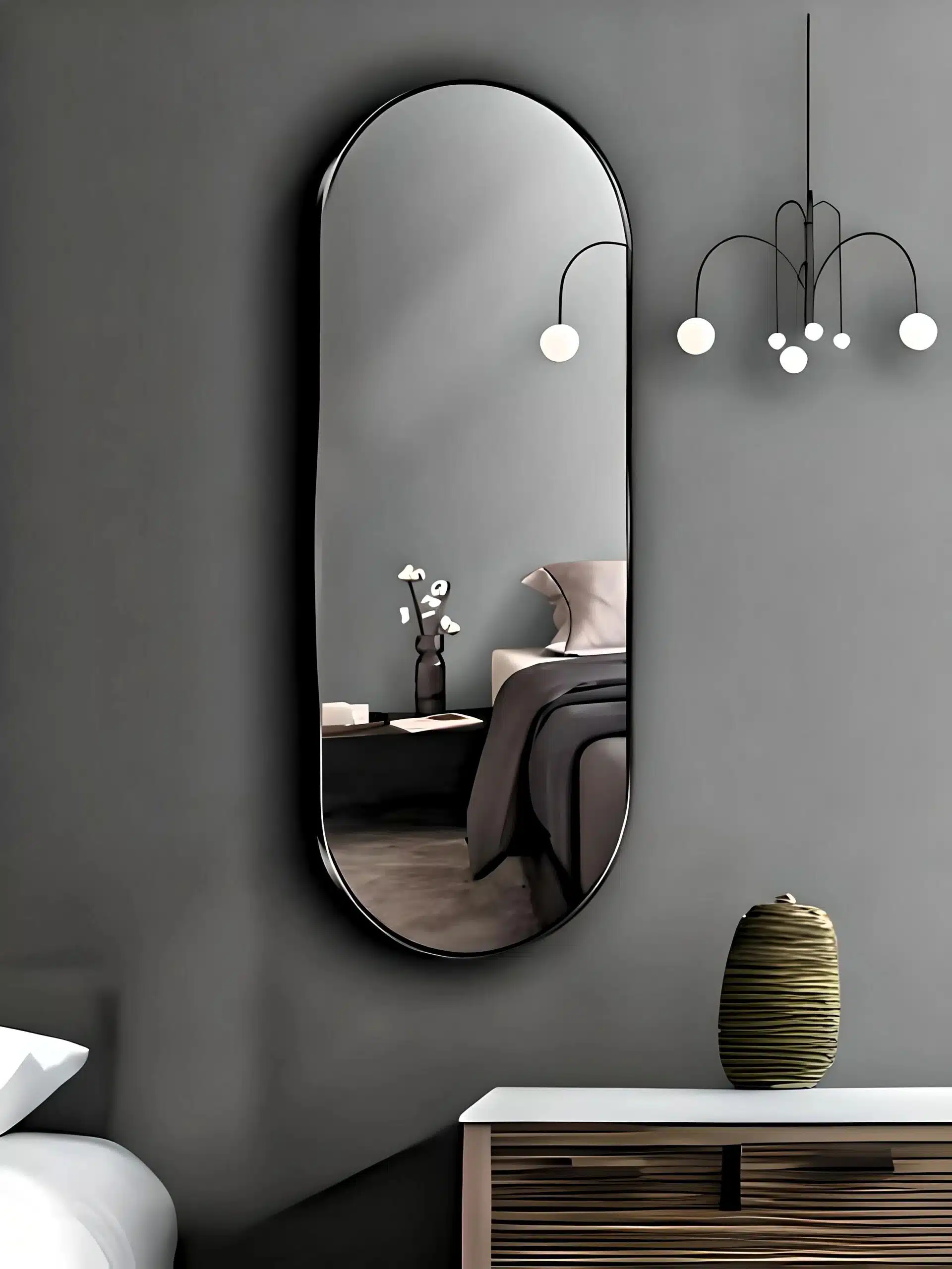 Aura Capsule Metal Mirror - Anodized & Matte Finish