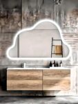 Sky shape outer forsted mirror