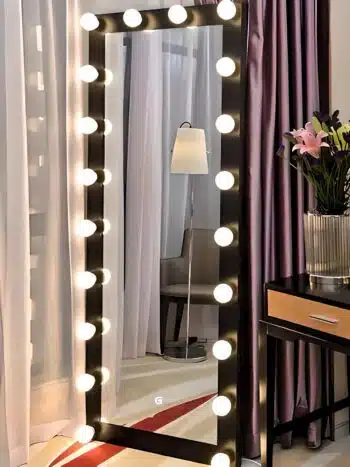 Dressing Room LED Bulb Mirror - Touch Sensor Vanity Mirror