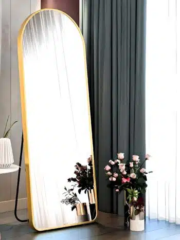 LED Metal Standing Mirror