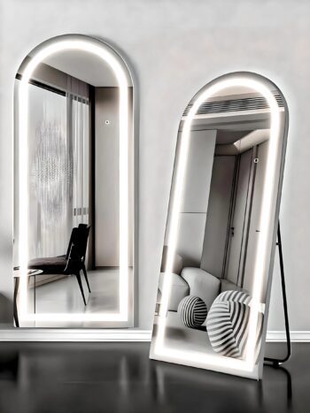 Exquisite Standing LED Mirror - HD Belgian