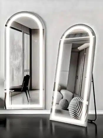 Exquisite Standing LED Mirror - HD Belgian