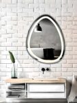 Artistic LED Mirror for a Modern Oasis.