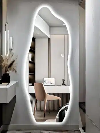 Sleek Design LED Mirror - Illuminated Bathroom & Living Room Wall Mirror