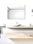 Aura Bath Face Mirror - Imported Belgium Glass & Custom Shape