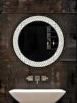 Sophisticated LED Round Mirror - Illuminated Bathroom & Living Room Wall Mirror
