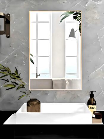 Customizable Metal Wall Frame Mirror - Luxury Home Decor