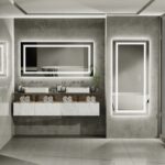 Wisfor LED Lighted Bathroom Mirror – Anti-Fog, Dimmable, and Touch Controls