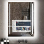 Smart LED Mirror with Android TV & Remote