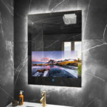 Android TV LED Mirror with Remote Control
