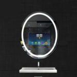Oval Smart LED Mirror with Android TV