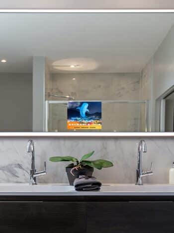 Luxury Smart Android TV LED Mirror with Remote Control