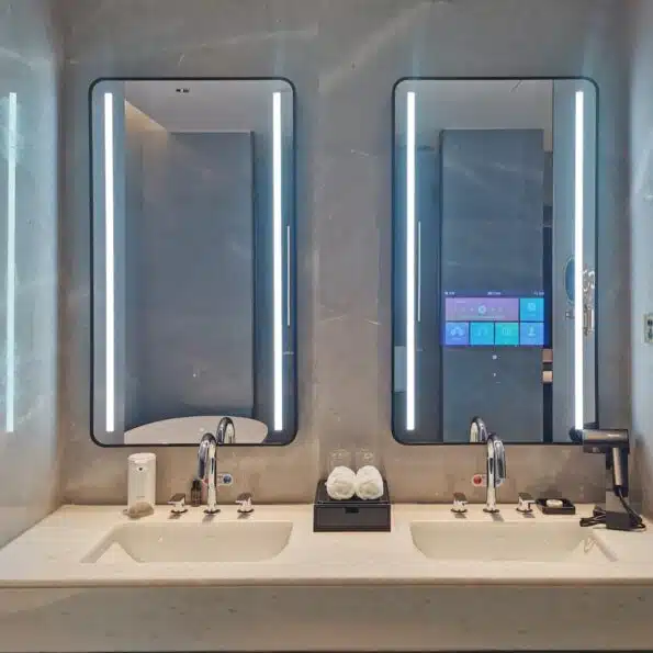 Premium Smart Android TV LED Mirror with Remote Control