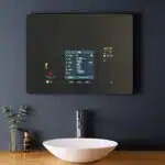 Smart Android TV LED Mirror with Touch & Remote Control