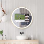 Round Framed Android TV LED Mirror