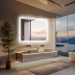 Super Bright LED Bathroom Backlit Mirror – Anti-Fog, Dimmable, and Touch Controls
