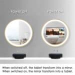 Round Framed Android TV LED Mirror