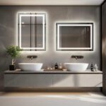 Wisfor LED Lighted Bathroom Mirror – Anti-Fog, Dimmable, and Touch Controls